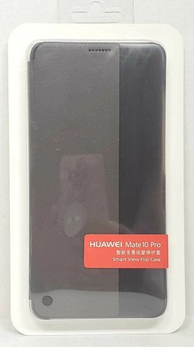 Original Huawei Smart Window PU Leather Flip Case Cover Huawei Mate 10 PRO Brown