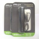 Lot of 2 PNY T2200 2200mAh PowerPack Universal Portable Battery Charger
