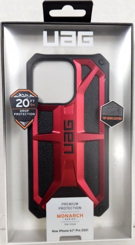 UAG - Monarch Series Case for iPhone 13 Pro (6.1") - Crimson - NEW