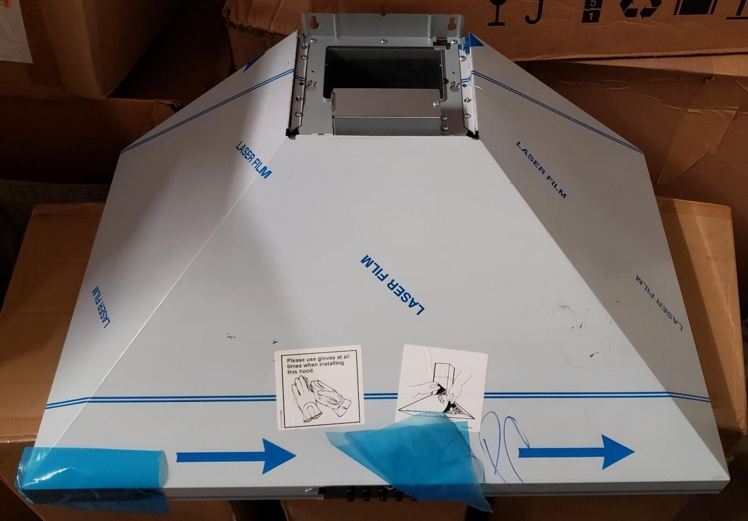 NOB Samsung NK30R5000WG 30" Convertible Range Hood Black stainless