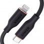 Anker - PowerLine III Flow USB-C to Lightning Cable 6-ft - Black #3011