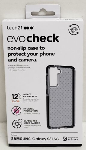 Tech21 Evo Check for Samsung Galaxy S21 5G - Smokey/ Black