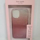 Kate Spade NY Protective Hard shell Case for iPhone 12 Mini - Glitter Ombre Pink