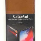 Twelve South SurfacePad Leather Cover for iPhone Xs - Cognac