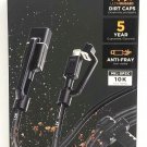 Nomad - Apple MFi Certified 4.9' Lightning Cable - Black