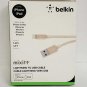 Belkin - MIXIT 4FT Metallic Lightning to USB Cable - Gold
