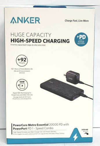 Anker PowerCore Metro PD 20000 mAh Portable Charger for USB Enabled Devices