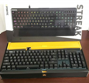 NOB Fnatic Streak RGB Wired Gaming Mechanical keyboard CHERRY MX RGB Red Switch