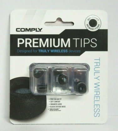NEW Comply - Truly Wireless Pro Premium Earphone Tips - Black