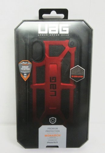 Urban Armor Gear UAG Monarch Case for iPhone X/XS (Crimson)