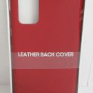 Samsung Galaxy S20+ 5G Leather Cover Case - Red