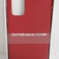 Samsung Galaxy S20+ 5G Leather Cover Case - Red