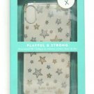 Kate Spade - iPhone X Hardshell Clear Case - Gold & Silver Stars