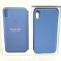 Genuine Apple iPhone XS Max Leather Folio - Cornflower