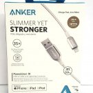 ANKER Powerline III USB to Lightning Cable(3 ft) - Silver