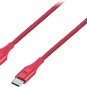 Modal - 4FT USB-C to USB-A Charge & Sync Cable - Red