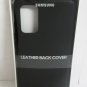 Samsung Galaxy S20+ 5G Leather Cover Case - Black