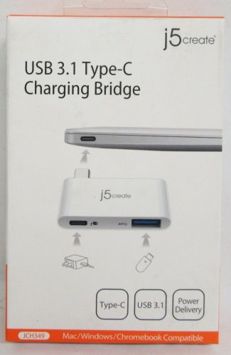 j5create USB 3.1 Type-C Charging Bridge - White