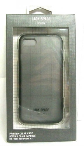 JACK SPADE Printed Clear Case for iPhone 7/8 SE 2020 - Graph Check/Clear