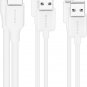 Dynex- 3'/6'/10' Lightning to USB Cables (3 Pack) - White