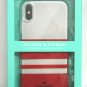 Kate Spade New York Hard Case for Apple iPhone X - Glitter Red/Red / Clear