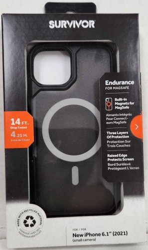 Survivor - Endurance MagSafe Case for iPhone 13 - Black Gray
