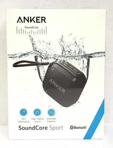 Anker SoundCore Sport Waterproof Bluetooth Speaker - Black