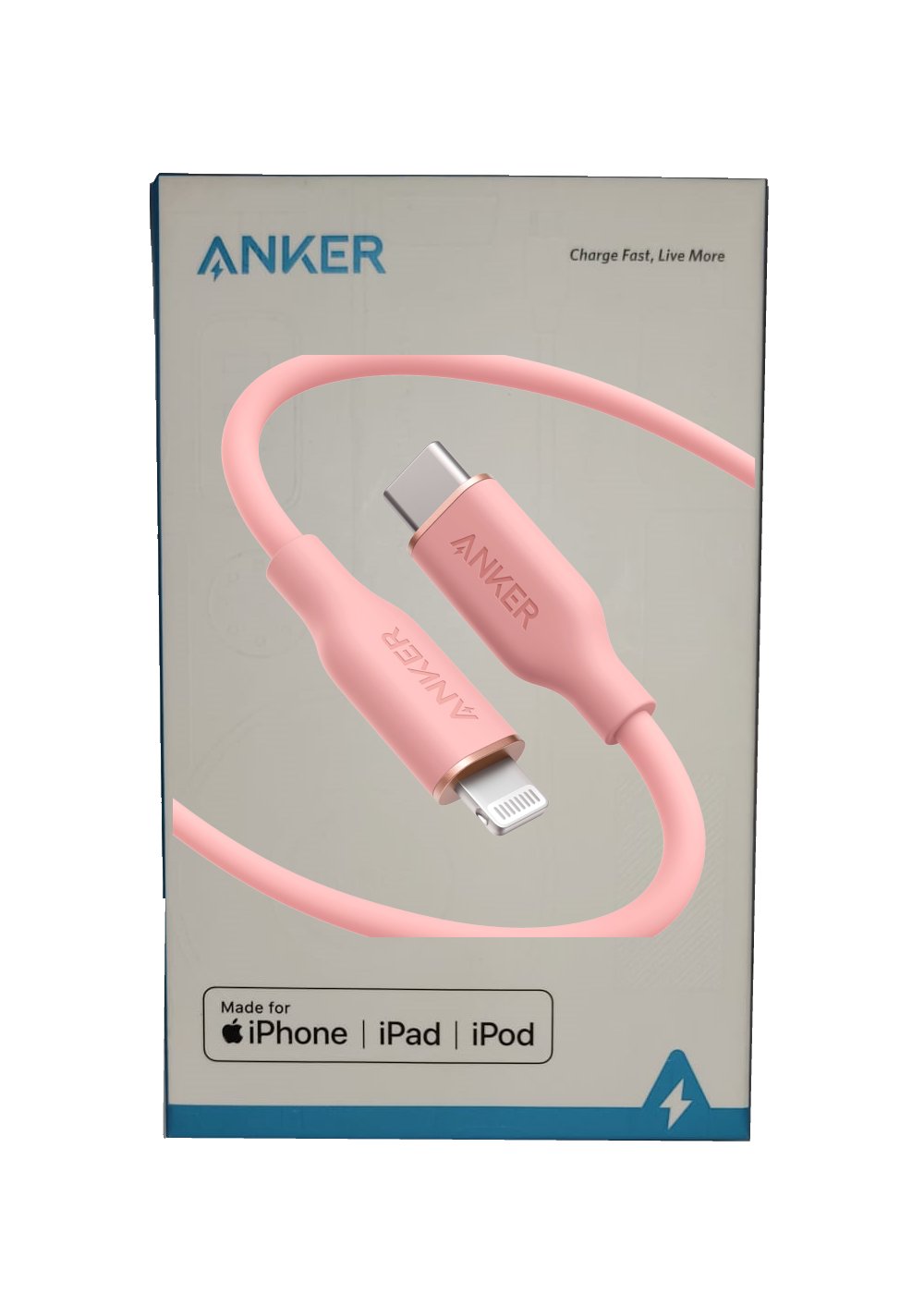 Anker - PowerLine III Flow USB-C to Lightning Cable 6-ft - Pink #3051
