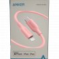 Anker - PowerLine III Flow USB-C to Lightning Cable 6-ft - Pink #3051