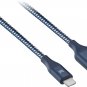 Modal - 4FT Lightning-to-USB Charge & Sync Cable (2 Pack) - Blue/Gray