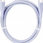 Insignia - 5' USB-C to USB-C Charge-and-Sync Cable - Light Purple
