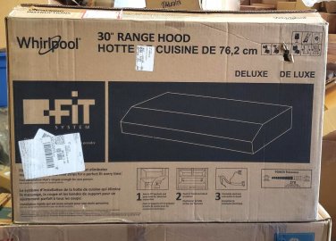 NOB Whirlpool - 30" Externally Vented Range Hood - Stainless steel