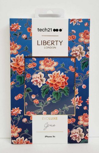 TECH21 - Evo Luxe Liberty Grace for Apple iPhone XR - Blue