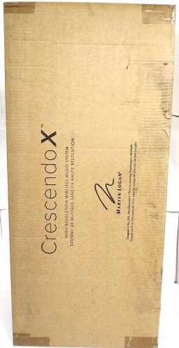 MartinLogan Crescendo X 7" 140W Powered Wireless 2-Way Speaker Black Gloss