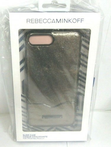 Genuine Rebecca Minkoff Slide Case for Apple iPhone 8 Plus Cracked Leather