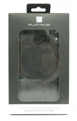 PT Platinum Case w/ Kickstand & Holster for Samsung Galaxy S6 Edge Plus - Black