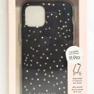 Kate Spade New York Soft Touch Case iPhone 11 PRO - Disco Dots Black Gold