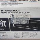 NOB Whirlpool UXT4236ADS - 36" Convertible Range Hood - Stainless #133 DENT