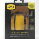 OtterBox Rugged Auxiliary Cable with 3.5mm Connectors - 1M / 3FT - Black