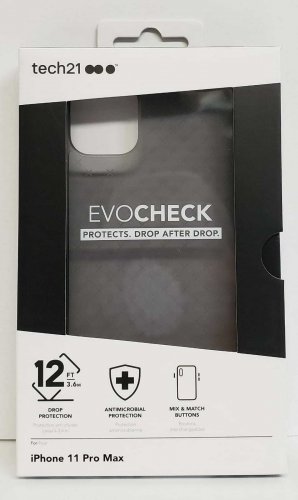 TECH21 - Evo Check for Apple iPhone 11 Pro Max - Smokey Black