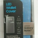 Genuine Samsung Galaxy Note 7 - LED Wallet Cover Case BLUE (EF-NN930PLEGUS)