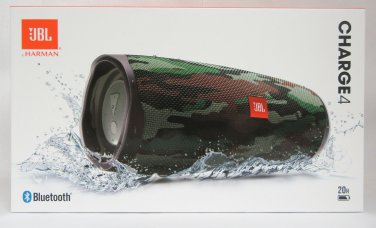 JBL - Charge 4 Portable Bluetooth Speaker - Camouflage