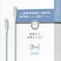Insignia - 5' USB-C to USB-C Charge-and-Sync Cable - Green
