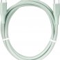 Insignia - 5' USB-C to USB-C Charge-and-Sync Cable - Green
