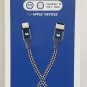 Modal - 4FT Lightning to USB-C Charge/Sync Cable - Blue/Gray