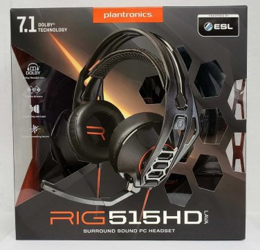 Plantronics - RIG 515HD LAVA Over-the-Ear Headphones - Black