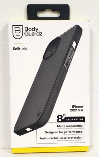 BodyGuardz - Solitude Case for Apple iPhone 13 Mini- Smoke