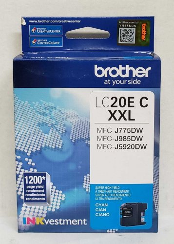 Brother - LC20EC XXL Super High-Yield Ink Cartridge - Cyan