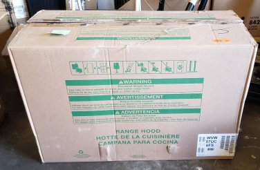 Whirlpool - 36" Convertible Flat Range Hood - Stainless steel (WVW57UC6FS)