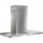 Whirlpool - 36" Convertible Flat Range Hood - Stainless steel (WVW57UC6FS)